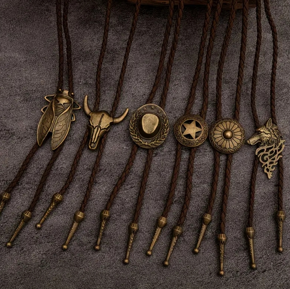 NEW Color Gold Western Bolo Tie